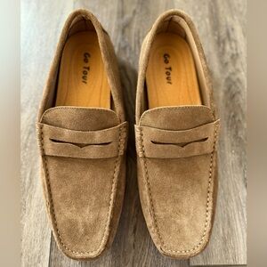 Go Tour Men Size 13 M Brown Penny Loafers Moccasin Driving Slip On Boat Shoes